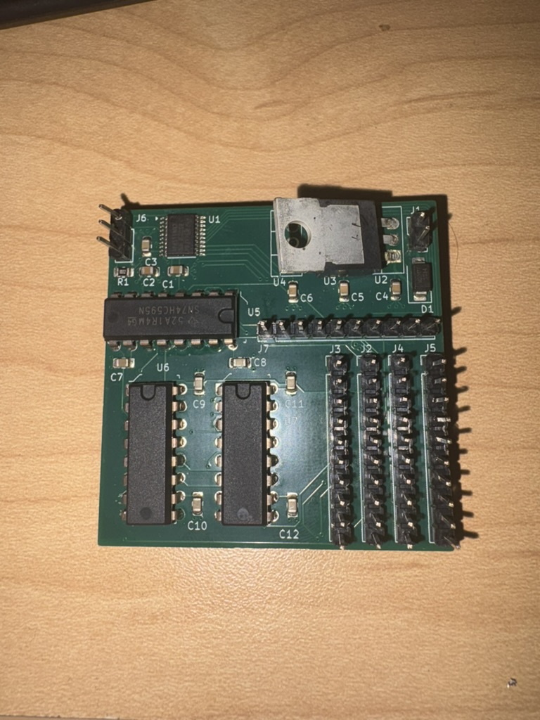 Soldered PCB